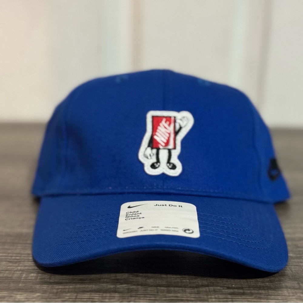 Nike Kids Hat With Adjustable Strap Blue (Child/Infant)